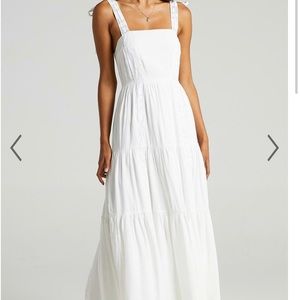 Showpo Afternoon Stroll Split Maxi Dress NWT